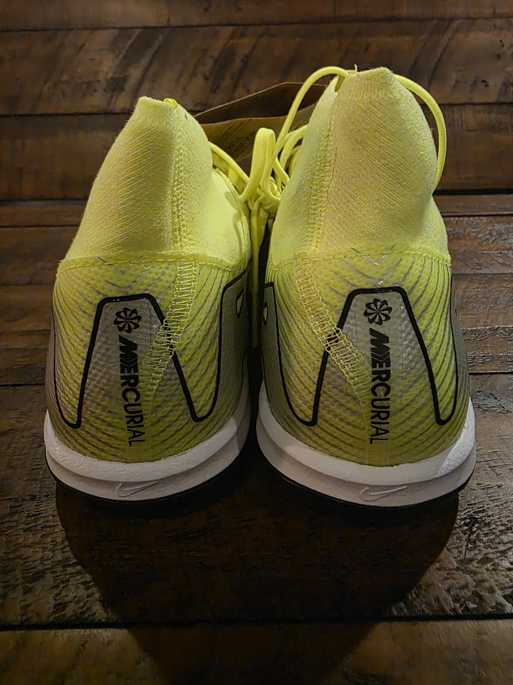 Nike Air Zoom Mercurial Superfly 10 Academy TF Turf Soccer Shoes | Volt/Black - Picture 4 of 6